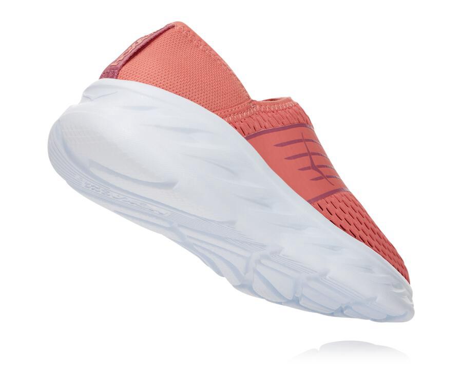 Sandals Womens - Hoka One One ORA Recovery - Orange/White - ZXADHPL-89